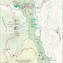 Capitol Reef Map 
