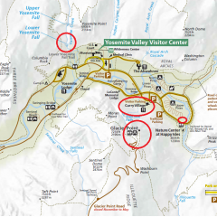 Yosemite Valley Map